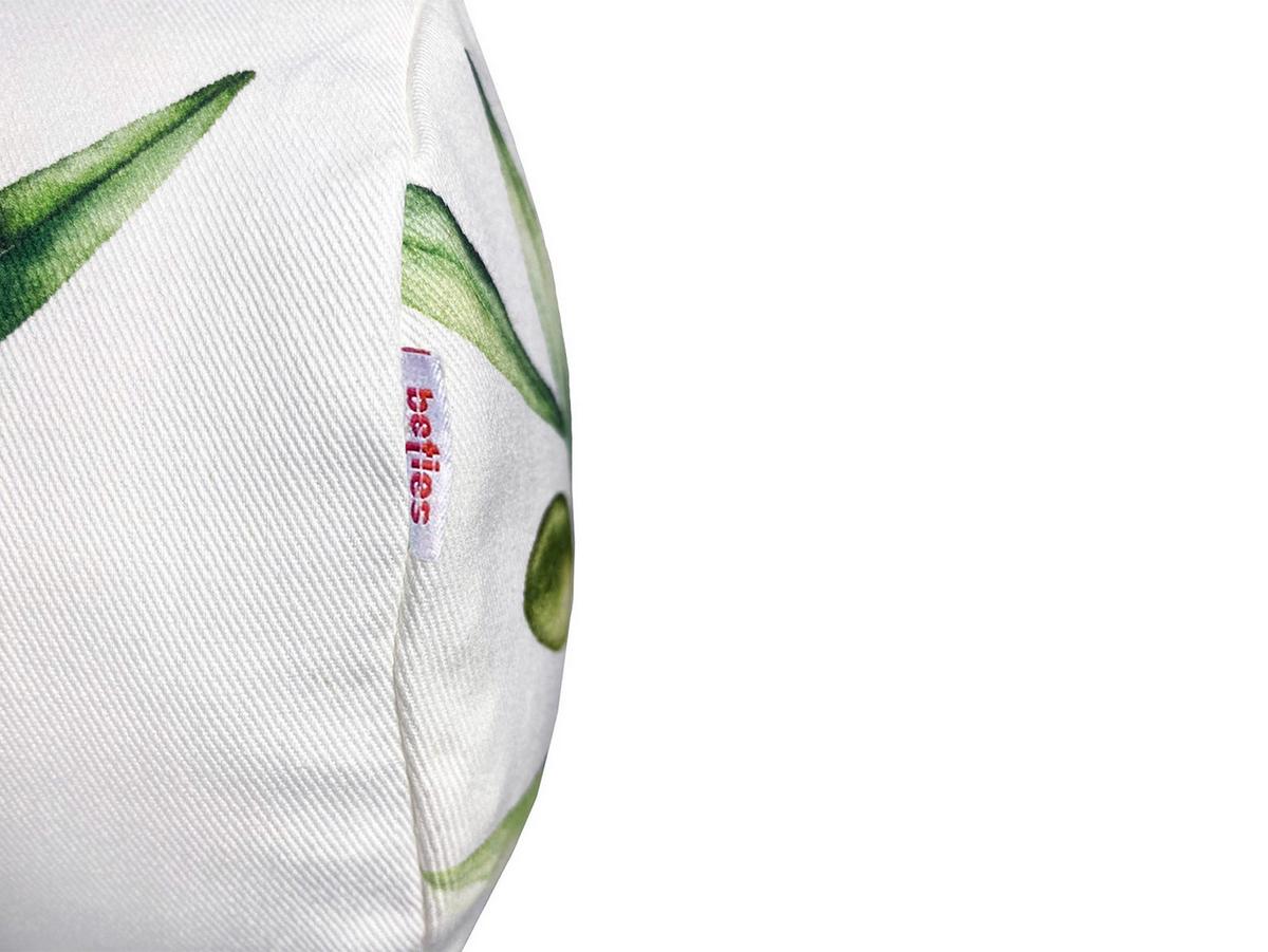 XL-ROLLENHÜLLE Italy Collection Oliven 25/70 cm - Ecru/Multicolor, Textil (25/70cm) - beties Heimtextil