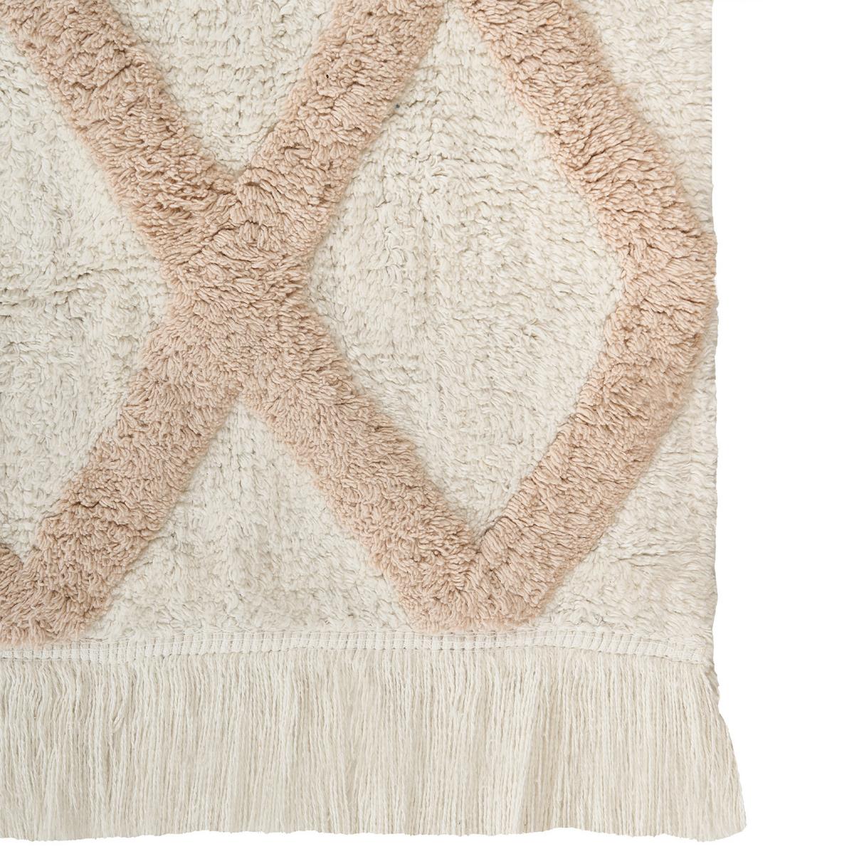KINDERTEPPICH Hellbeige 60/90 cm Baumwolle Punsari - Beige, Textil (60/90cm) - Beliani