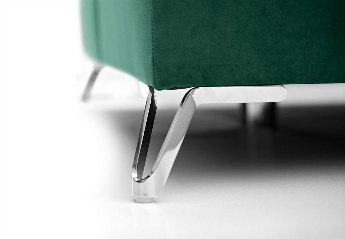 BOXSPRINGBETT Agnus - Grün, Holzwerkstoff/Textil (200/200cm) - Fun Möbel