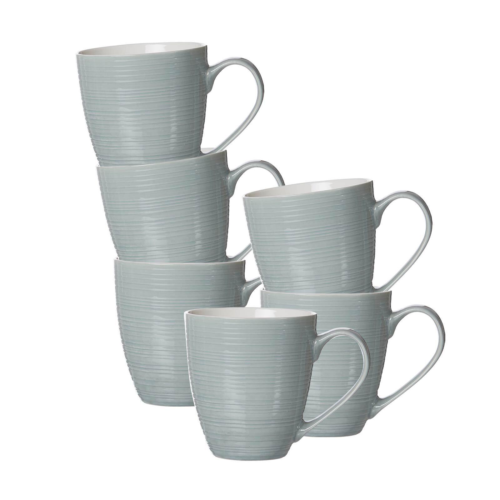 XXL BECHER Suomi Blau 550 ml 6er Set - Blau, Keramik (0.55L) - Ritzenhoff Breker