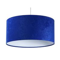 HÄNGELEUCHTE Blau 50/25 cm - Blau/Weiß, Kunststoff (50/0.8/25cm) - ONZENO