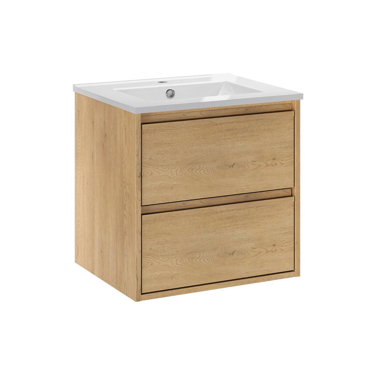 WASCHTISCH 51cm Edmé Holz - Braun, Holzwerkstoff (51/52/46cm) - Petits-meubles