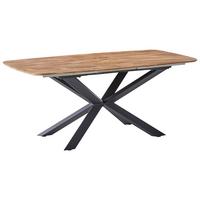 ESSTISCH ausziehbar Braun 140-180/90 cm Gairdner - Braun, Holzwerkstoff (140/90/75cm) - Beliani