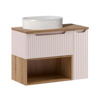 WASCHTISCH 80.4cm Riva Kaschmir - Beige, Holzwerkstoff (80.4/60/40cm) - Petits-meubles