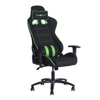GAMINGSTUHL Grün, Metall, Kunststoff, Textil - Schwarz/Grün, Metall (70/139/56cm) - Urban Meuble