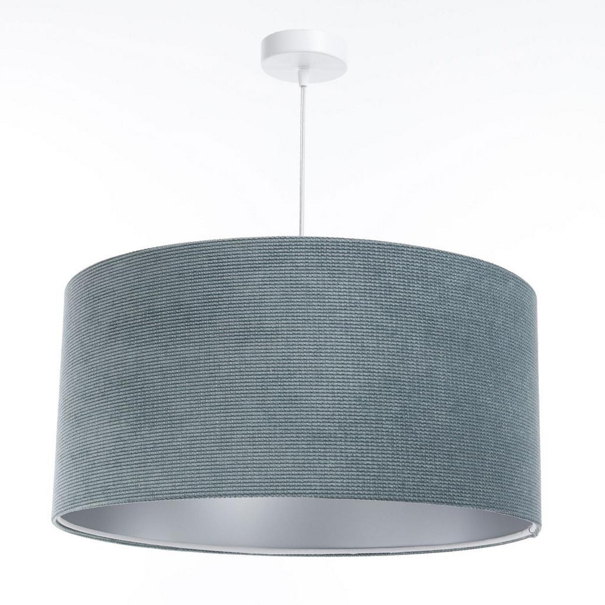 HÄNGELEUCHTE Blau 40/20 cm - Blau/Silberfarben, Kunststoff (40/0.4/20cm) - ONZENO