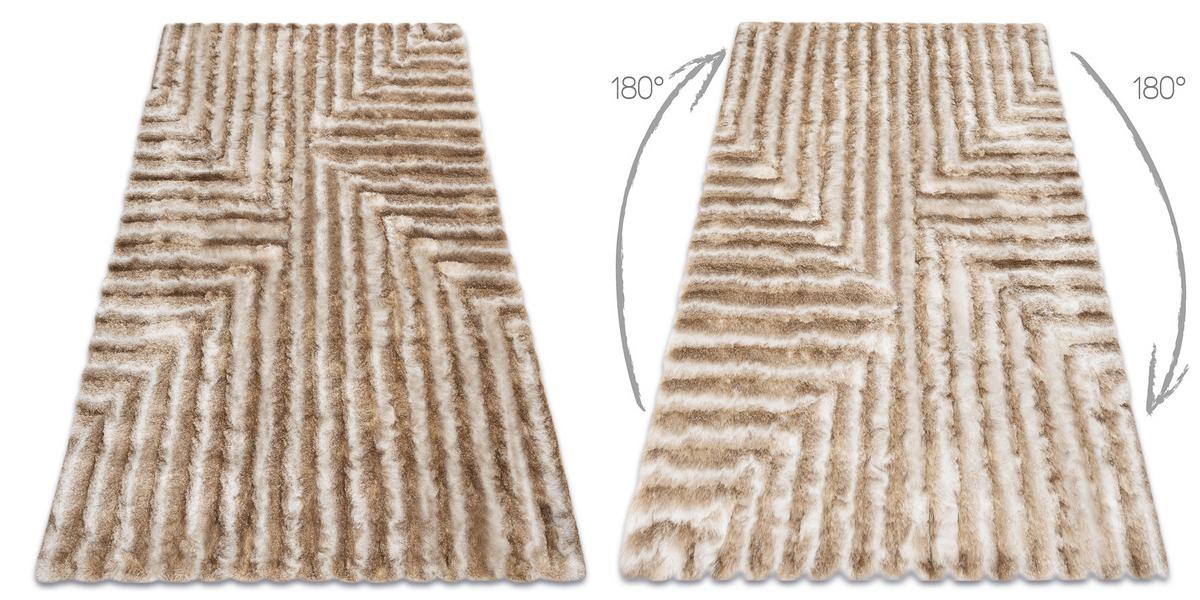 TEPPICH Flim 120/160 cm - Beige, Textil (120/160cm) - rugsX