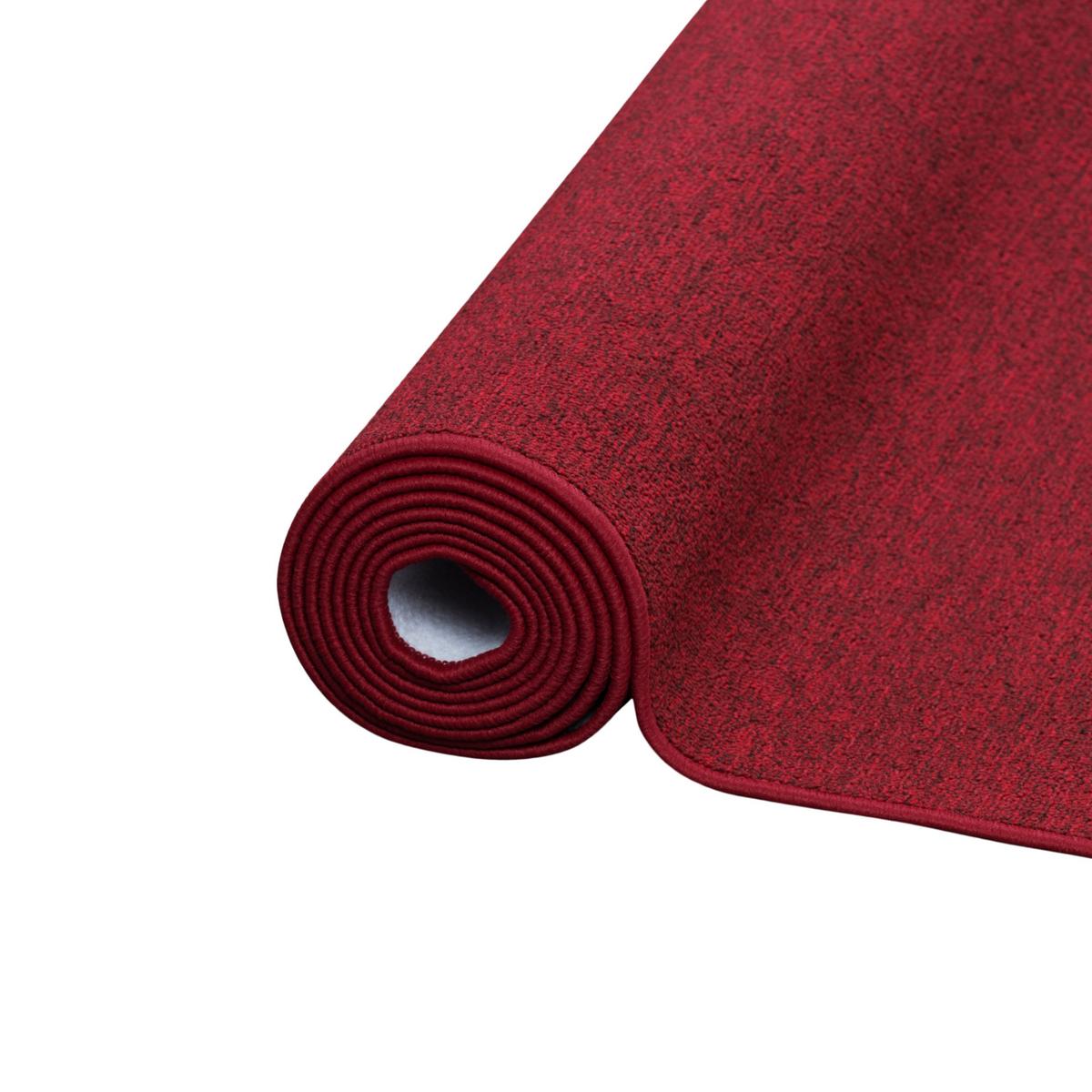 FEINSCHLINGEN VELOUR LÄUFER TEPPICH STRONG - Rot, Textil (80/320cm) - Snapstyle