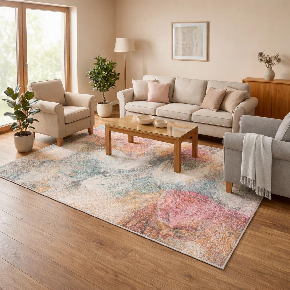 INDOOR OUTDOOR TEPPICH LAGOS VINTAGE - Gelb, Textil (200/290cm) - Pergamon