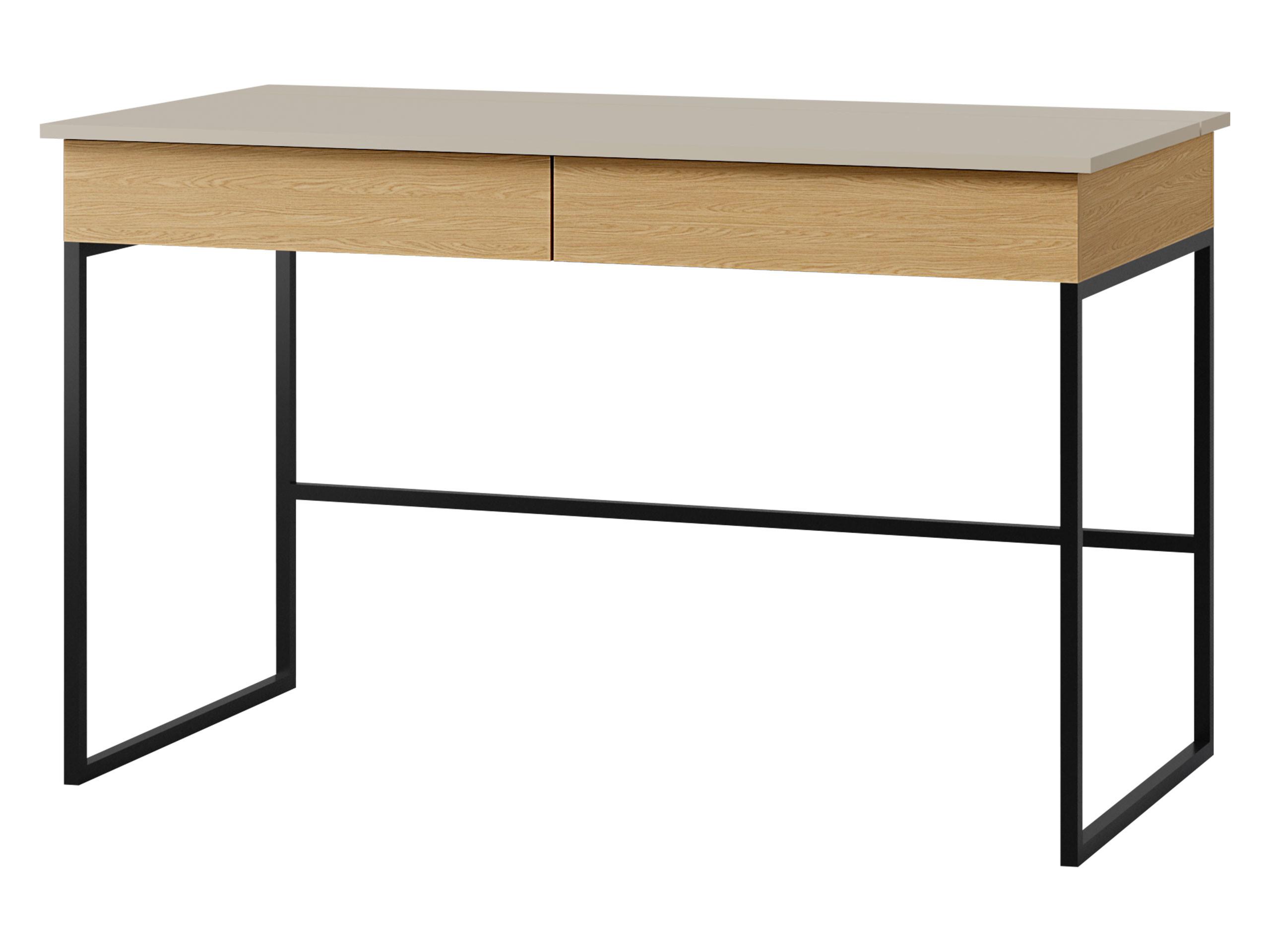 SCHREIBTISCH Lorin LO10 - Kaschmir/Eichefarben, Holzwerkstoff (125/60/76cm) - MIRJAN24