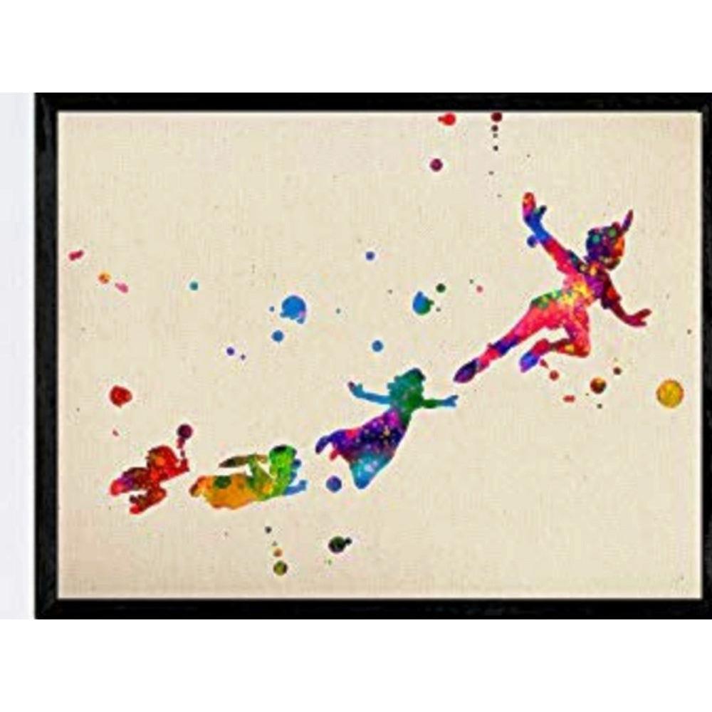 POSTER Peter Pan Druck A4 Rahmenlos - Klar, Papier (29.7/5/21cm) - Nacnic