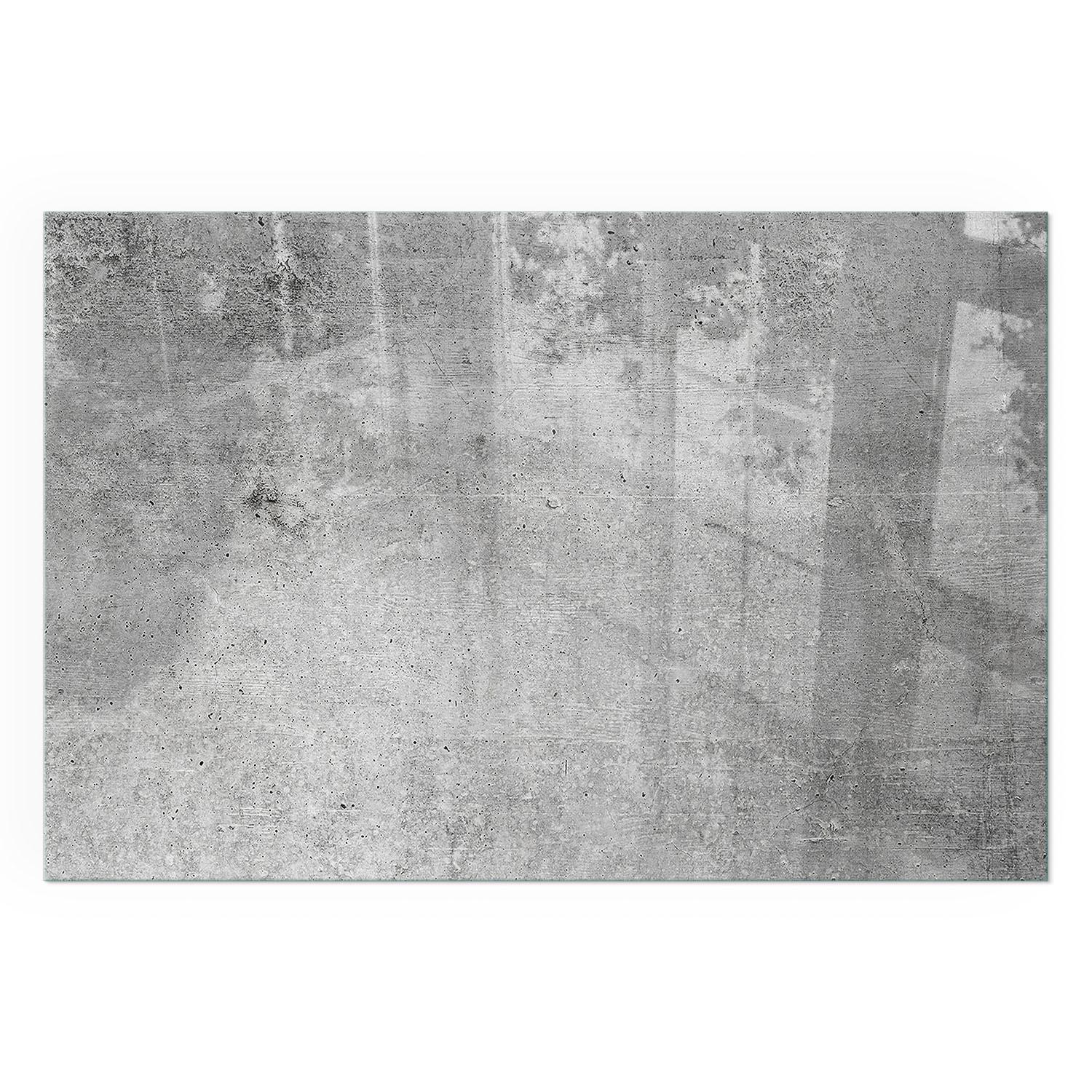 GLASPLATTE für Kamin 120x80 cm - Grau, Glas (120/80/0.4cm) - TULUP