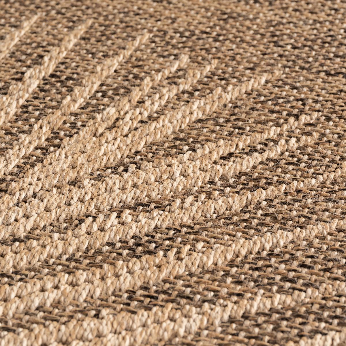 TEPPICH Outdoor ARLBERG in Braun, in Jute-Optik, 140 x 200 cm - Braun, Textil (200/140cm) - KADIMA DESIGN
