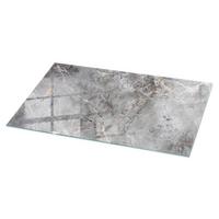 TISCHPLATTE 120x60 cm Muster aus Naturmarmor - Dunkelgrau, Glas (0.4/120/60cm) - TULUP