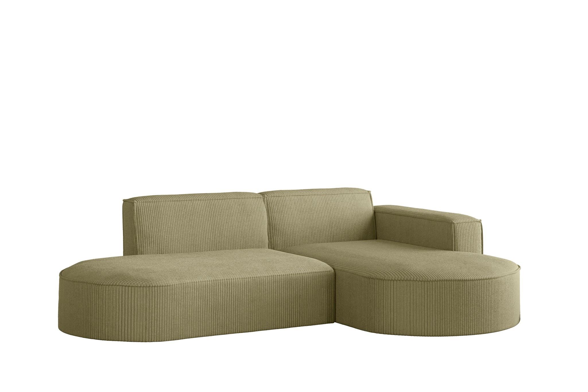 ECKSOFA Palma Xs In Scala - Opal, Holzwerkstoff/Textil (236/165cm) - Fun Möbel