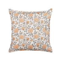 DEKOKISSEN Cremeweiß 45/45 cm Meadia - Ecru, Naturmaterialien/Textil (45/45cm) - Beliani