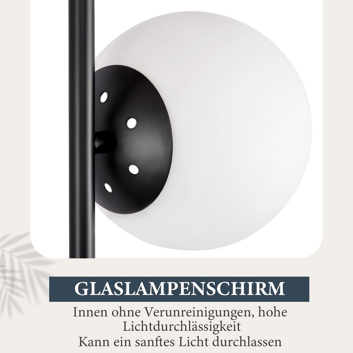 TISCHLEUCHTE Oase 21.5/21.5/45 cm - Schwarz, Metall (21.5/21.5/45cm) - Nettlife