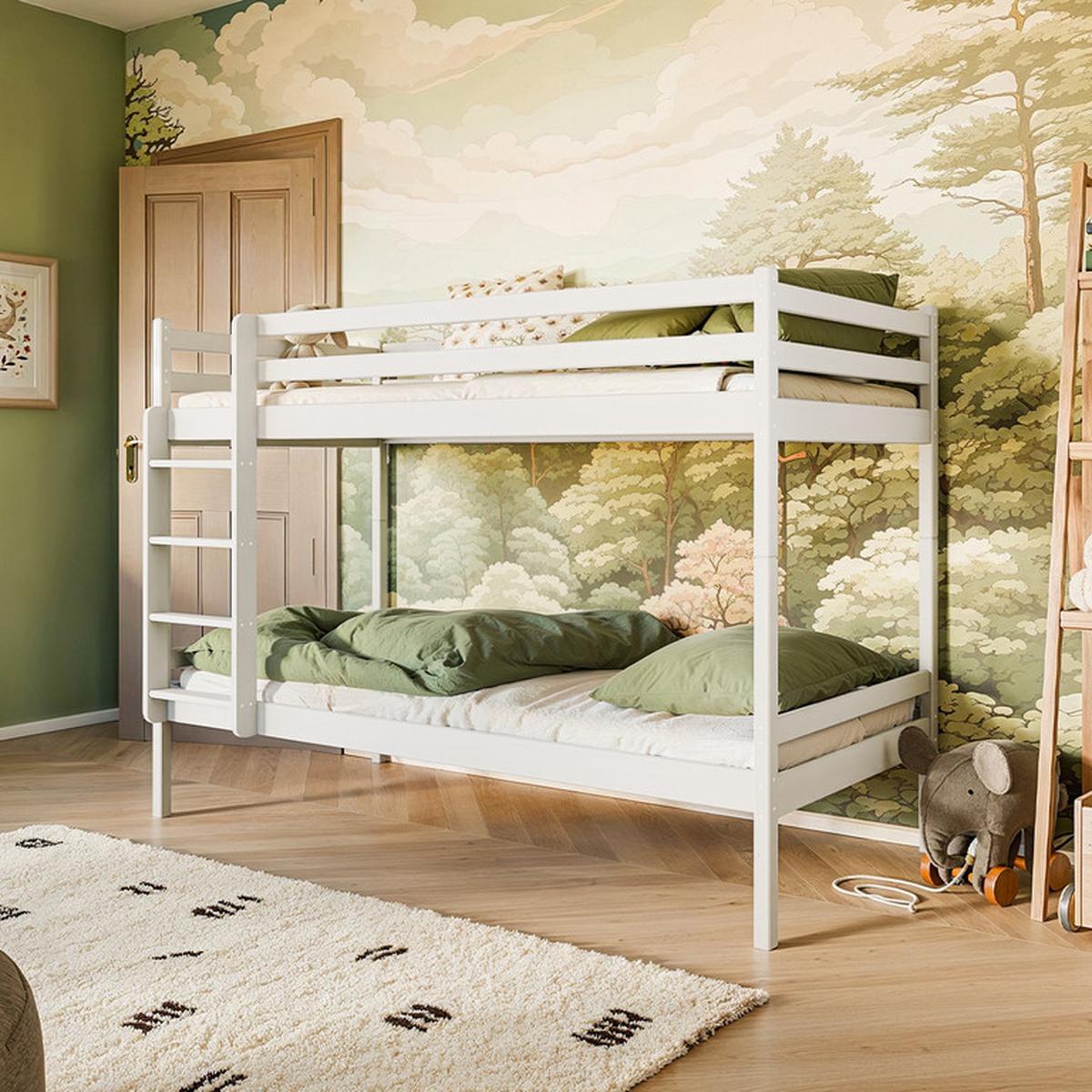 BETT 90/200 Olivier Weiß - Weiß, Holz (90/200cm) - Petits-meubles