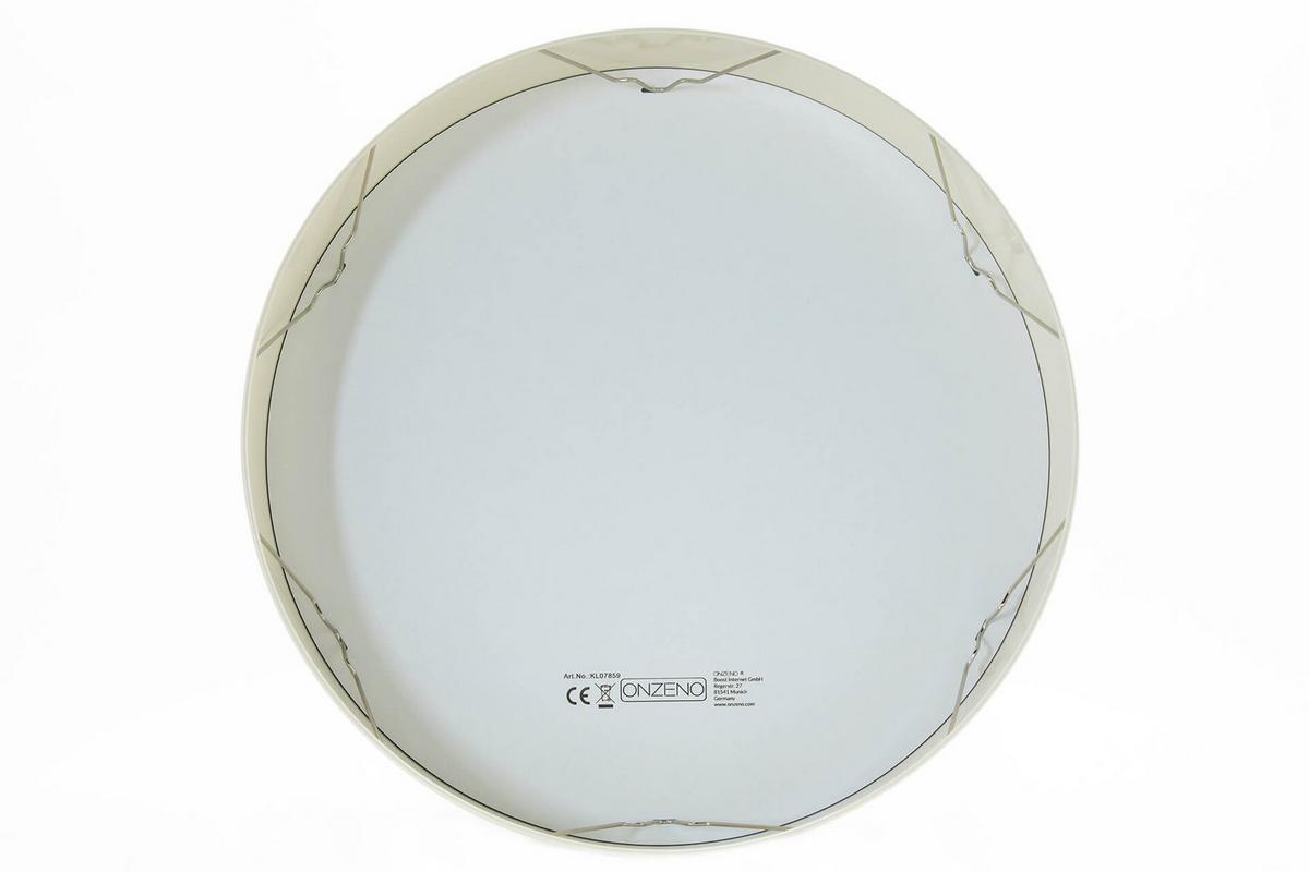 WANDSPIEGEL Beige 32,7/32,7 cm - Beige, Glas (2/32.7/7cm) - KUNSTLOFT
