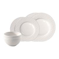 BASIC-SET Manufacture Ice weiß 6-tlg. - Weiß, Keramik (2/2/2cm) - Villeroy & Boch