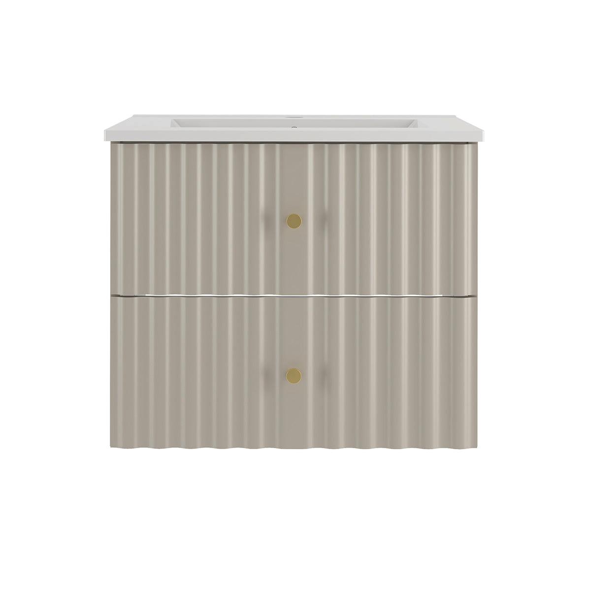 WASCHTISCH 60cm Izae Kaschmir - Beige, Holzwerkstoff (60/50/45.8cm) - Petits-meubles