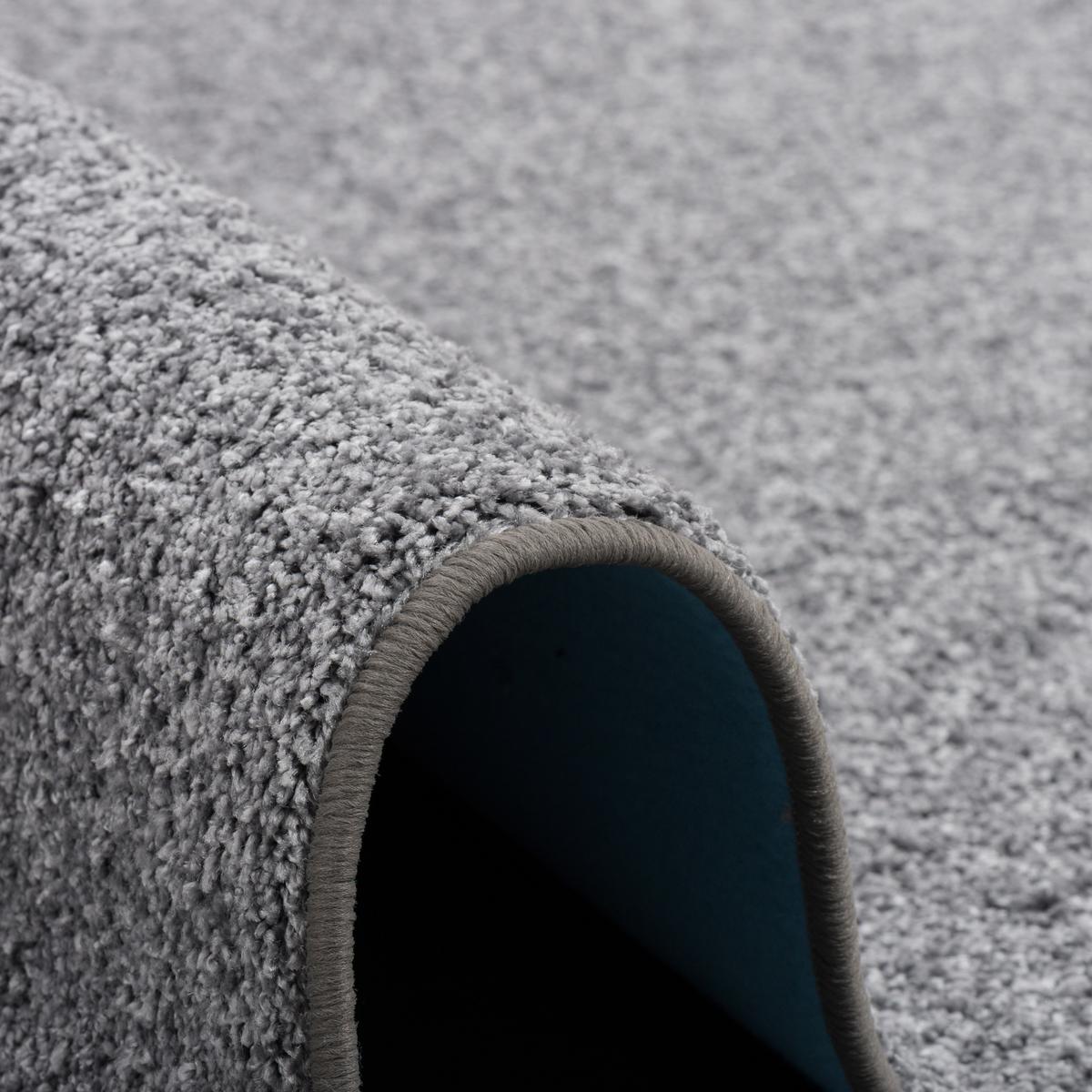 HOCHFLOR VELOURS TEPPICH MONA - Grau, Textil (80/400cm) - Snapstyle