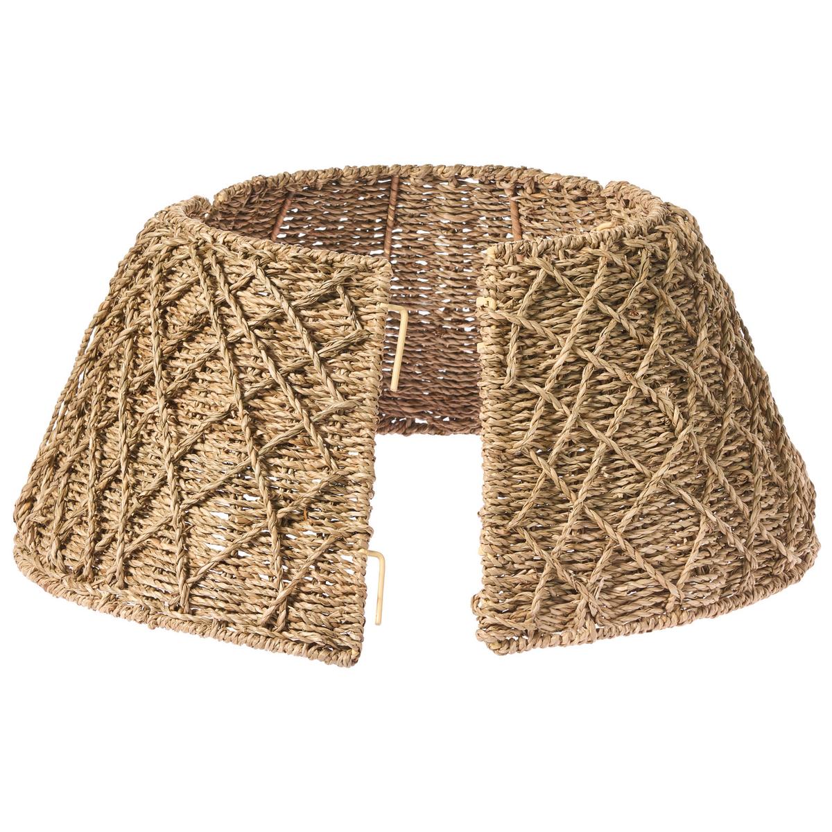 WEIHNACHTSBAUMKRAGEN 26 cm Naturfarben Bougie - Naturfarben, Naturmaterialien (26cm) - Beliani