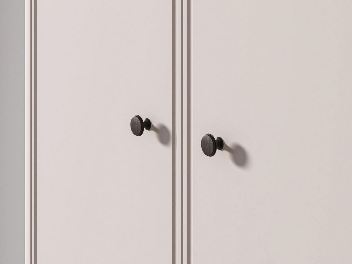KLEIDERSCHRANK Vilavio Kaschmir/Eicheoptik, 92 cm - Taupe/Dunkelbraun, Holzwerkstoff/Metall (91.6/191.5/53cm) - Selsey
