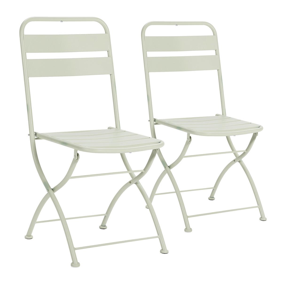 BALKONSET Perla 3-teiliges - Grün, Metall - VS Venta-stock