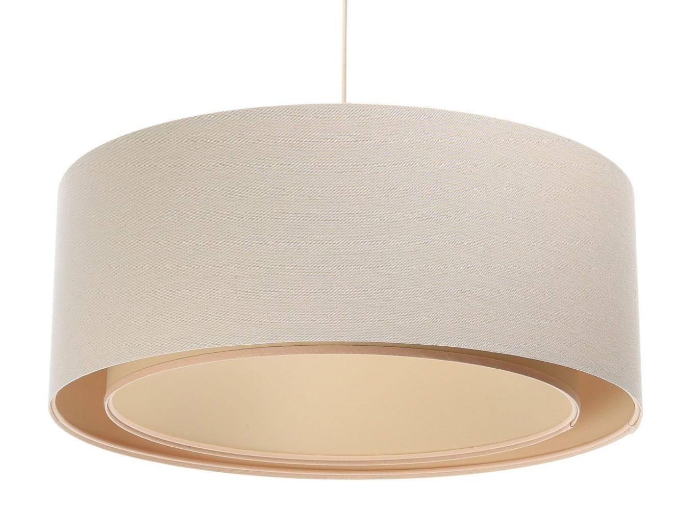 HÄNGELEUCHTE Beige 40/20 cm - Beige, Kunststoff (40/1/20cm) - ONZENO