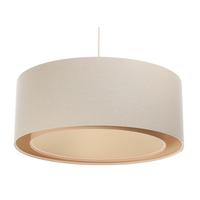 HÄNGELEUCHTE Beige 50/20 cm - Beige, Kunststoff (50/1/20cm) - ONZENO