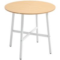 ESSZIMMERTISCH Esstisch Küchentisch für 4 Personen für Esszimmer, Küche, Braun - Naturfarben, Metall (80/80/76cm) - HOMCOM