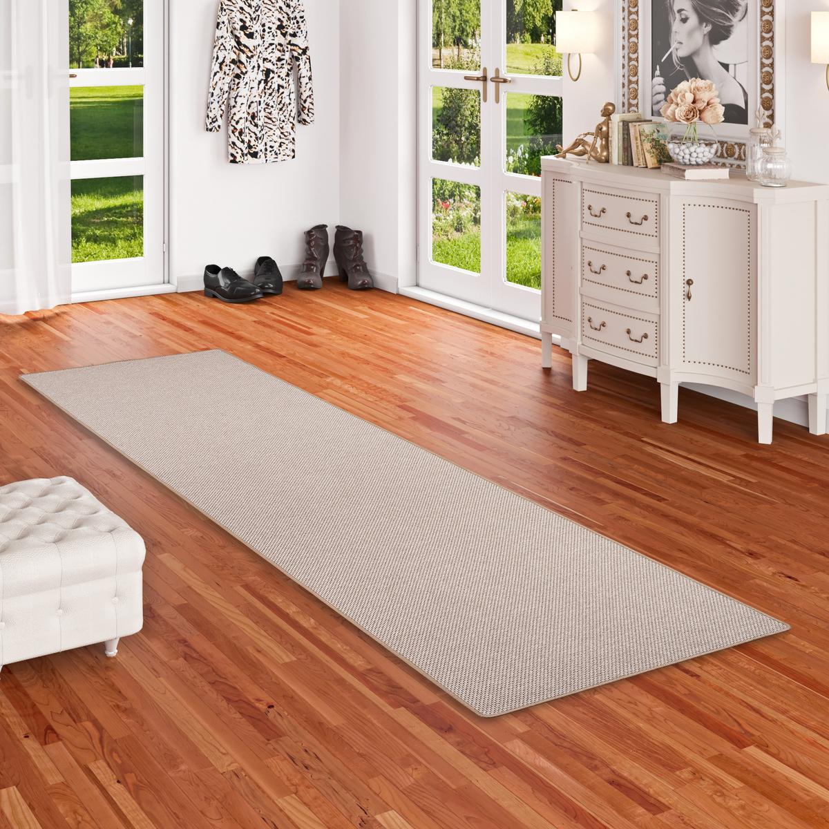 LÄUFER TEPPICH BENTZON FLACHGEWEBE - Cognac, Textil (80/240cm) - Snapstyle