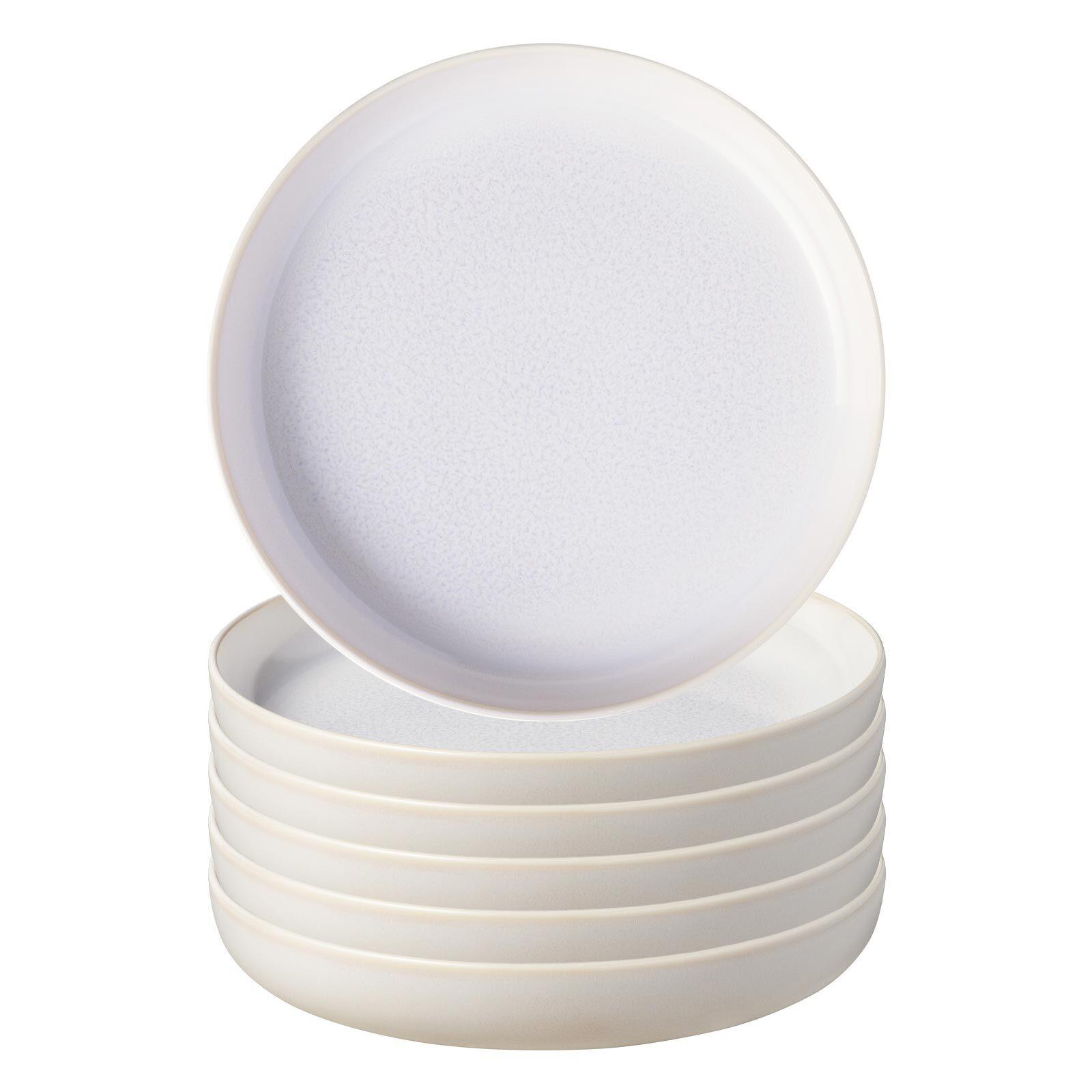 SUPPENTELLER Crafted Cotton ø 21,9 cm 6er Set - Beige, Keramik (21.9cm) - like.Villeroy & Boch