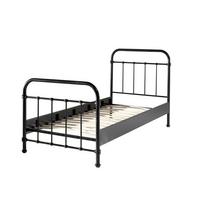 METALLBETT Karlyn 210x111x98 aus Metall in Schwarz - Schwarz, Metall (90/200cm) - 58aufmkessel