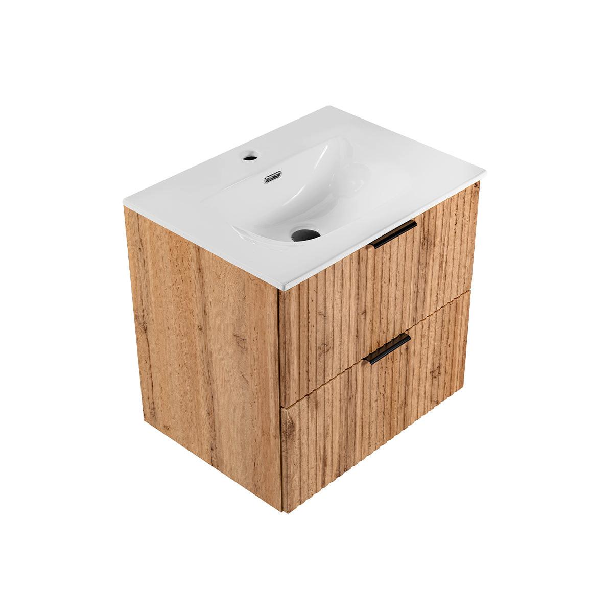 WASCHTISCH 60.2cm Adriel Holz - Braun, Holzwerkstoff (60.2/57/46cm) - Petits-meubles