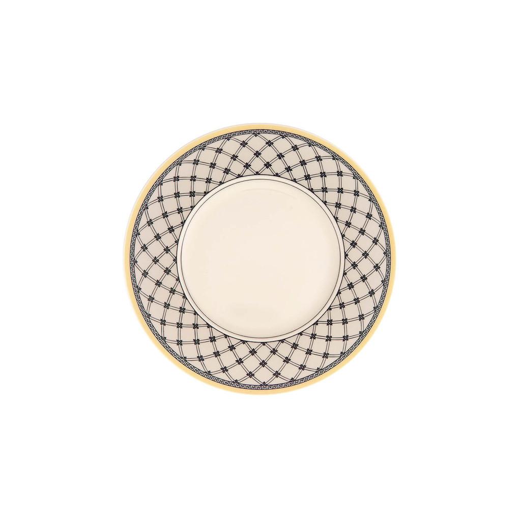 BROTTELLER Audun Promenade weiß-grau-gelb ø 16 cm - Gelb/Weiß, Keramik (16cm) - Villeroy & Boch