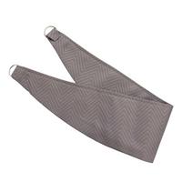 RAFFHALTER Fischgrät 2er-Set - Grau, Textil (13/66cm) - Homescapes