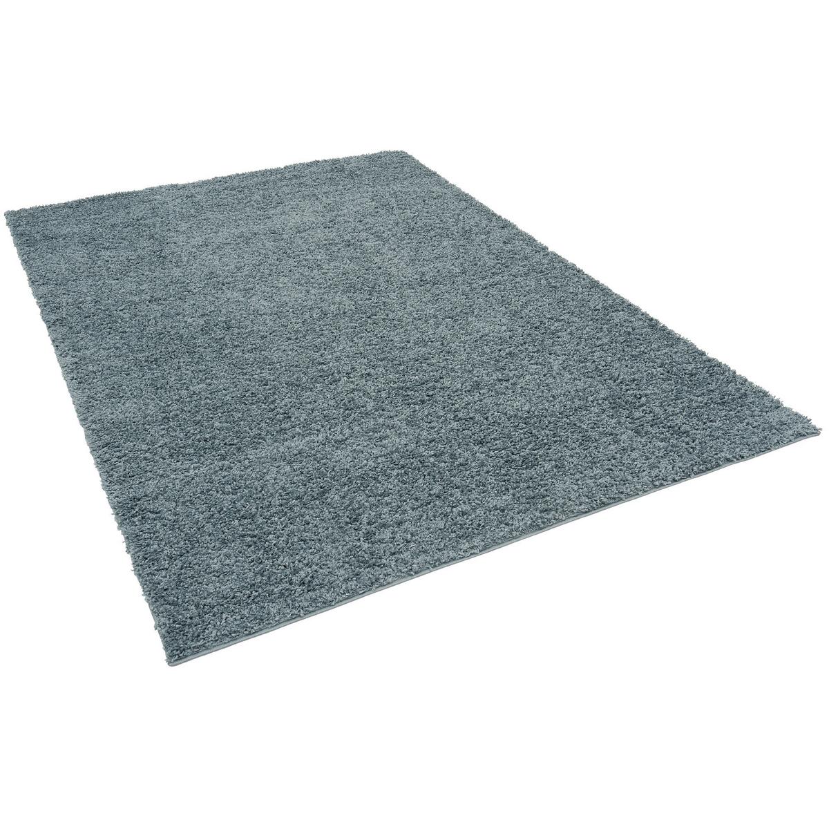 HOCHFLOR LANGFLOR SHAGGY TEPPICH FLUFFY - Blau, Textil (120/170cm) - Pergamon