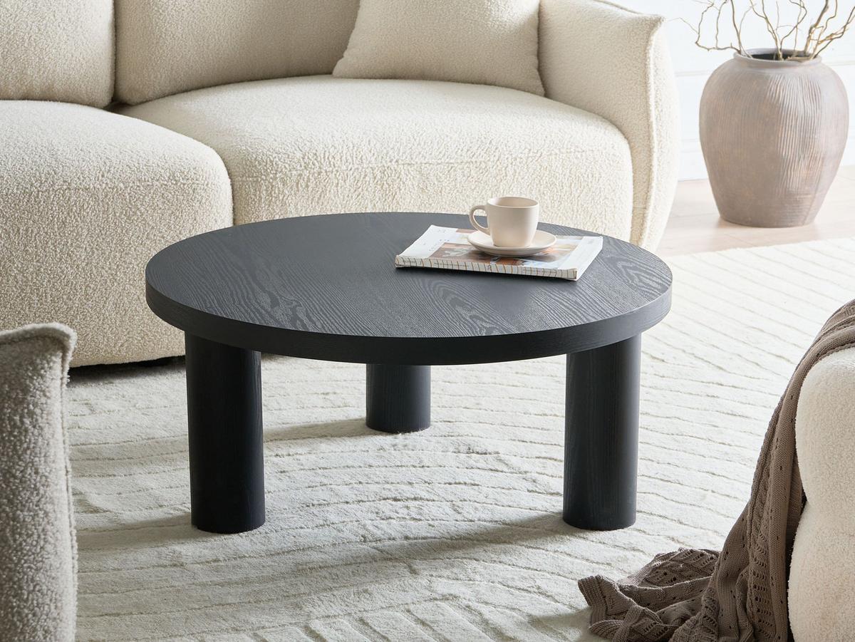COUCHTISCH Schwarz Maumee - Schwarz, Holzwerkstoff (80/80/36cm) - Beliani