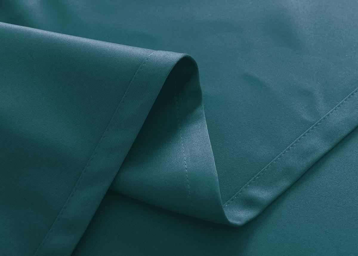 VORHANG 2ER SET NEWYORK HxB 245x140 cm Petrol - Petrol, Textil (140/245cm) - Gardinenbox