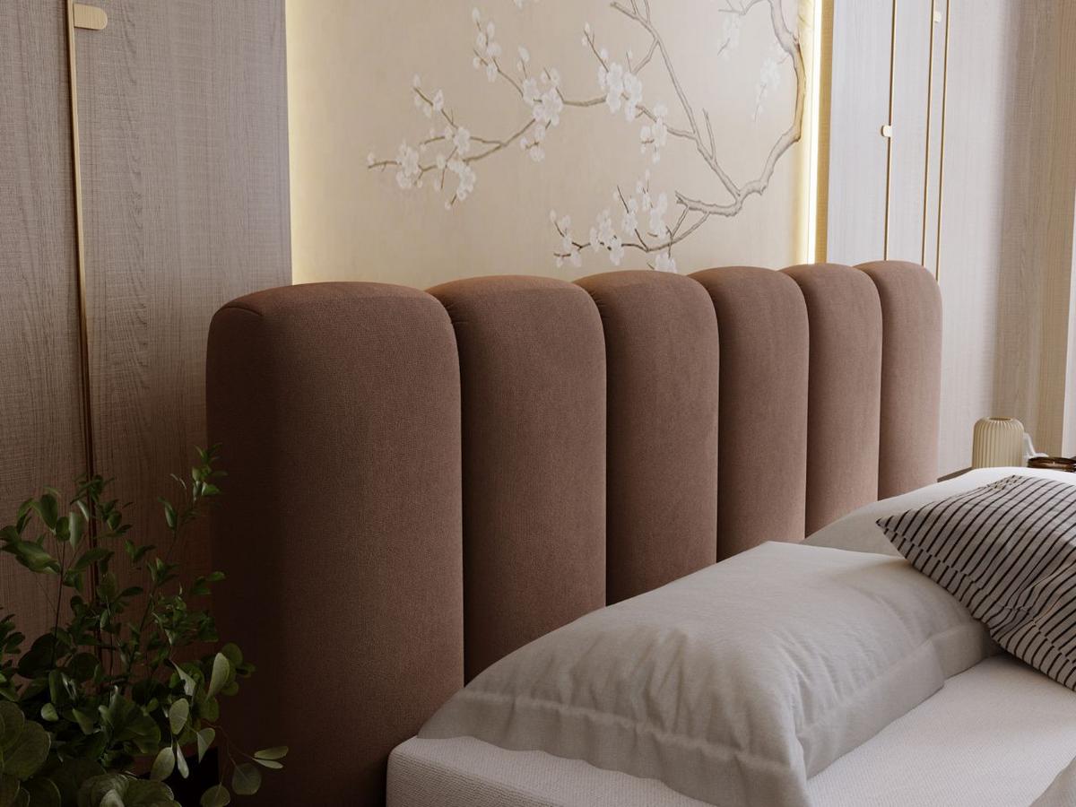 POLSTERBETT Royal 140x200 Braun - Braun, Textil (140/200cm) - Graingold