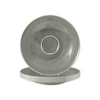 UNTERTASSEN Beat Color Glaze Perlgrau ø 16,7 cm 6er Set - Grau, Keramik (16.7cm) - Seltmann Weiden