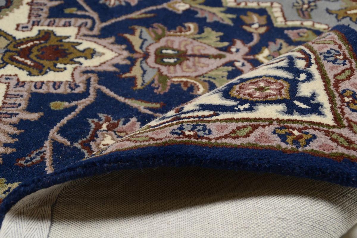 HANDTUFTTEPPICH Royal Heriz 60x90 cm - Blau, Textil (60/90cm) - THEKO