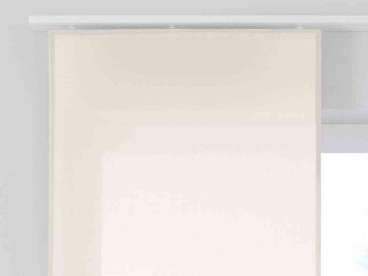 SCHIEBEVORHANG »Nizza« HxB 245x60 cm Creme - Creme, Textil (60/245cm) - Gardinenbox