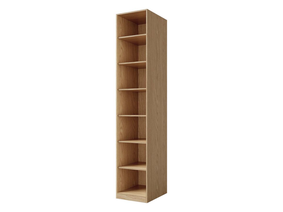 KLEIDERSCHRANK Soreno 45 L-R 1D, Seite: Links - Eichefarben/Beige, Holzwerkstoff/Kunststoff (45/237/60cm) - MIRJAN24