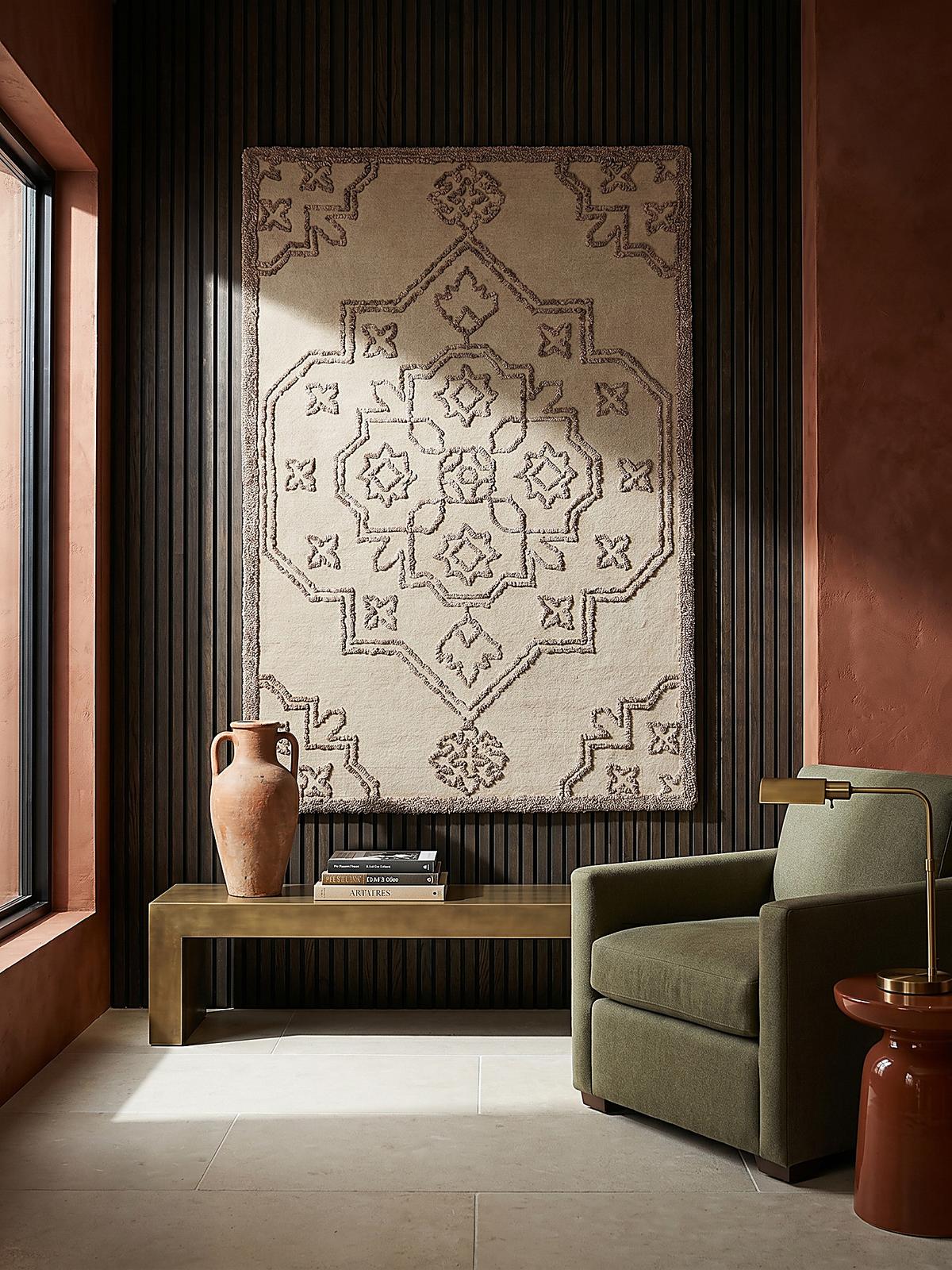 WOLLTEPPICH TINGIR, abstrakt, Natur, 200 x 290 cm - Beige, Textil (290/200cm) - KADIMA DESIGN