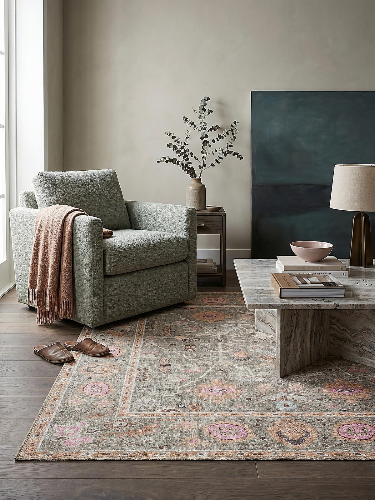 TEPPICH Waschbar HURST, orientalisch, Rosa-Bunt, 152 x 230 cm - Rosa, Textil (230/152cm) - KADIMA DESIGN
