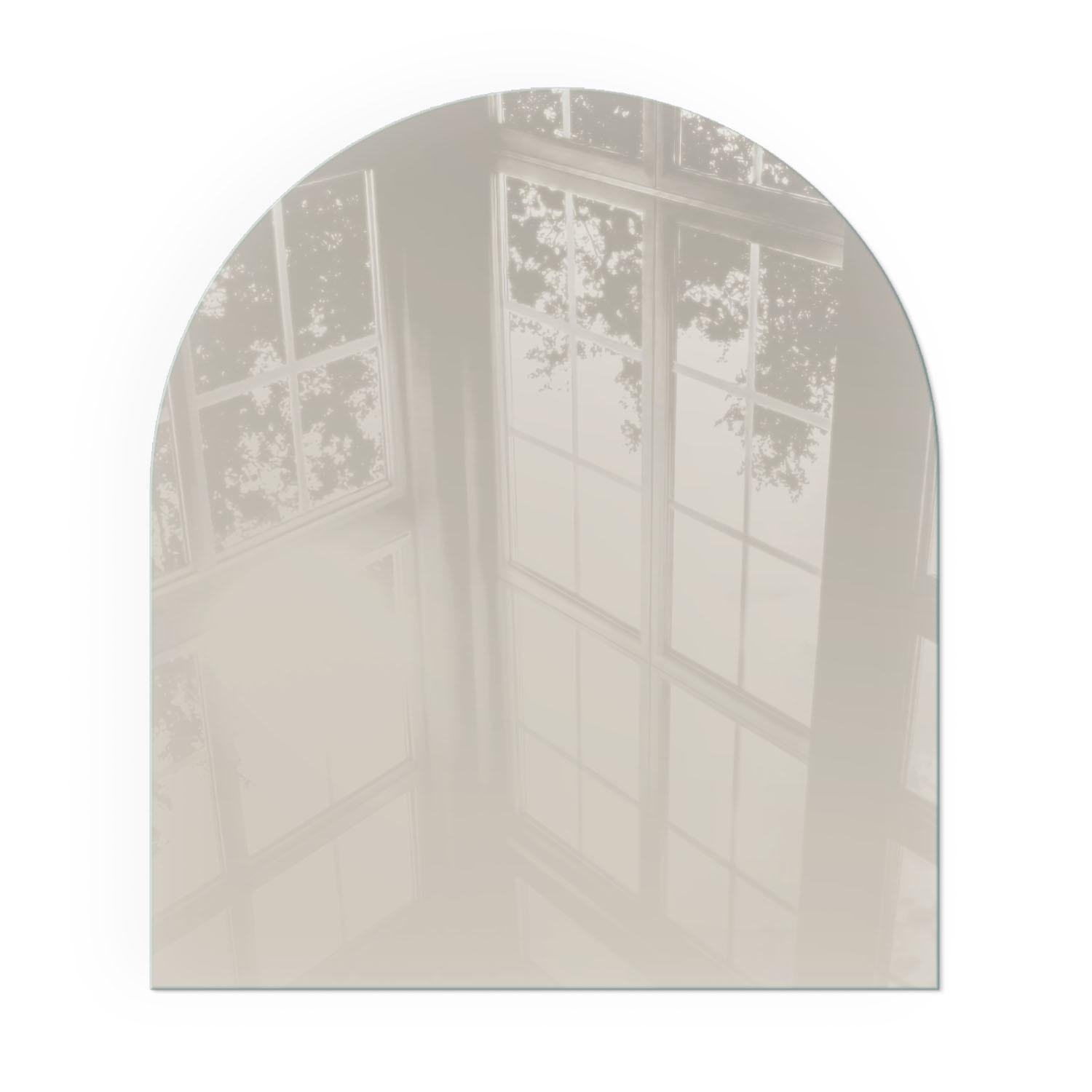 GLASPLATTE für Kamin 80x70 cm - Creme, Glas (80/70/0.4cm) - TULUP