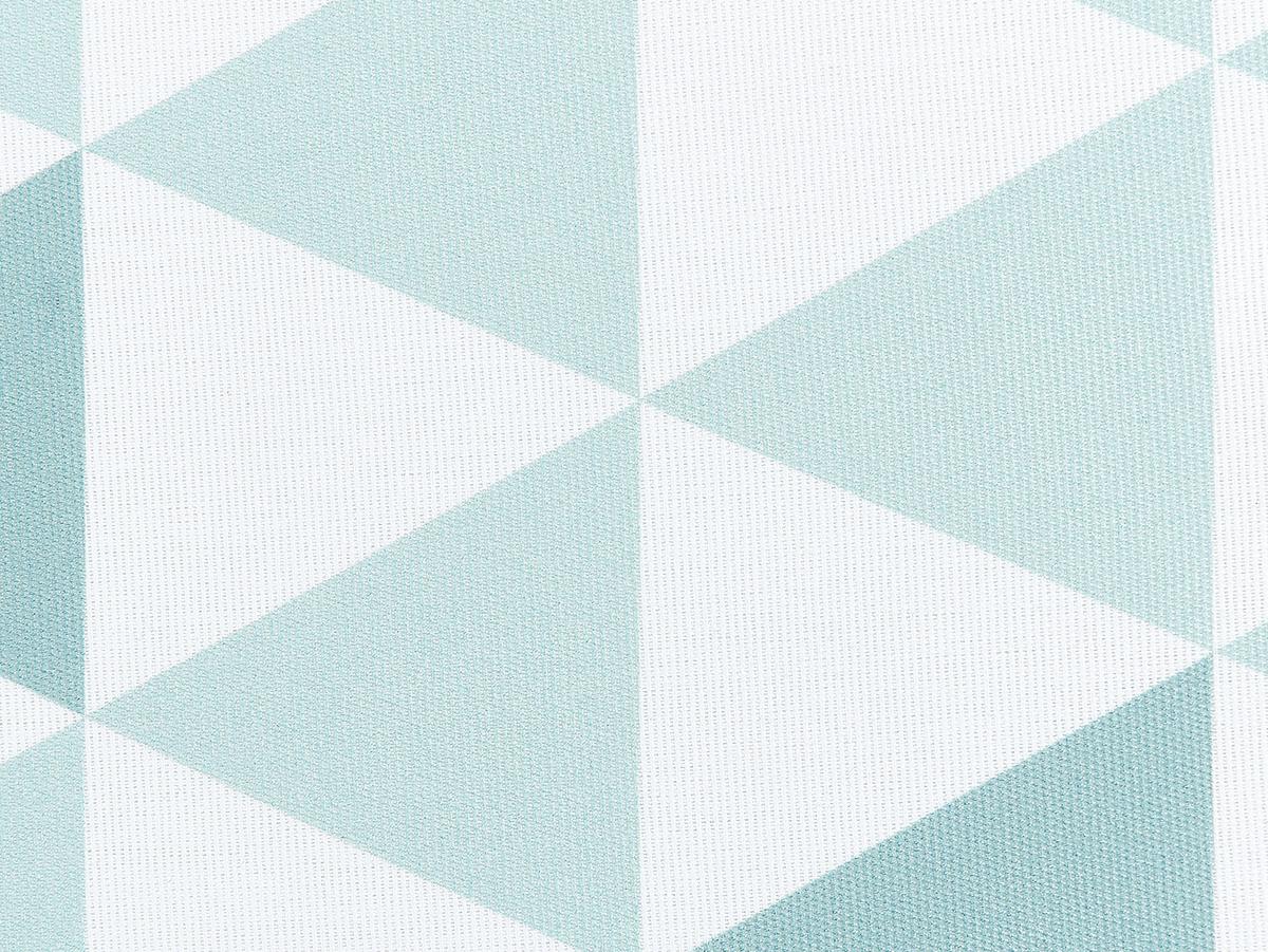 GARTENSTUHLKISSEN 2er-Set Hellblau 37/34 cm Terni - Blau/Weiß, Textil (37/5/34cm) - Beliani